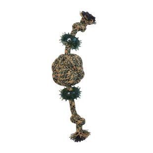 Игрушка для собак Derby Camouflage Cotton Rope Chew Toys с мячиками