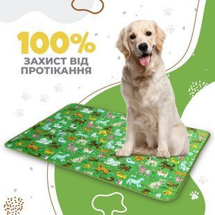 Многоразовая пеленка для собак Pelushka Dogs без противоскользящего слоя, 40х60 см