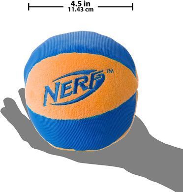 Игрушка для собак Nerf Dog Trackshot Ball с интерактивной пищалкой и хрустом, Medium/Large