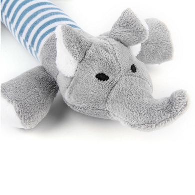 Мягкая игрушка для собак Ducling, Elephant & Pig, серый, 1 шт.