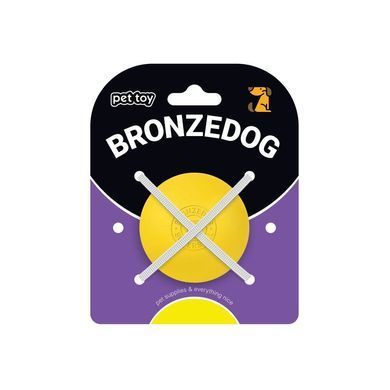 Игрушка для собак BronzeDog Superball 5 см желтый