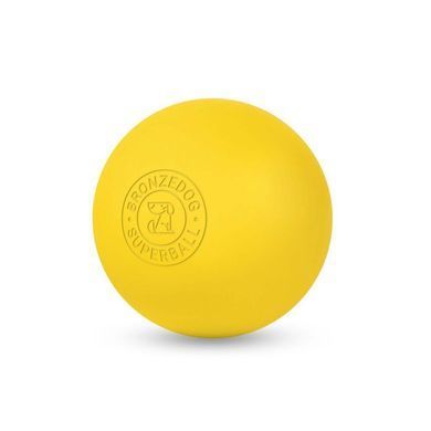 Игрушка для собак BronzeDog Superball 5 см желтый