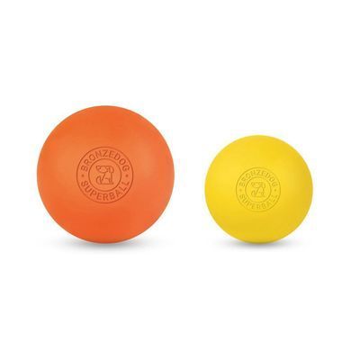 Игрушка для собак BronzeDog Superball 5 см желтый