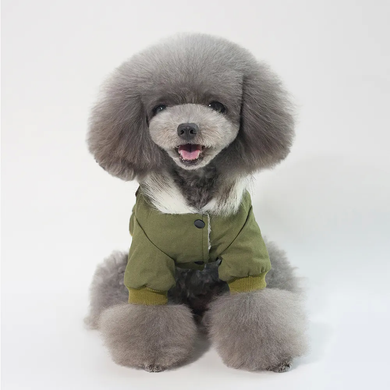 Пальто для собак Derby Military Coat, Army Green, 25 см, 37 см, 26 см, M