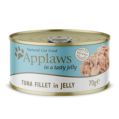 Консервований корм для котів Applaws Tuna Fillet in Jelly з тунцем, 70 г