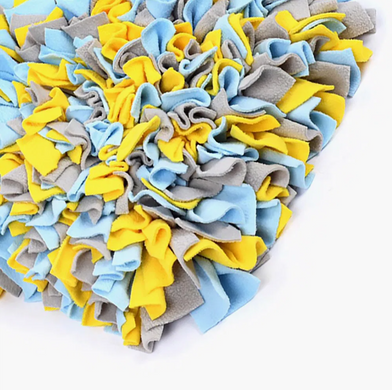 Килимок для нюхання для собак Derby Bone Shape Pet Snuffle Mat, Yellow