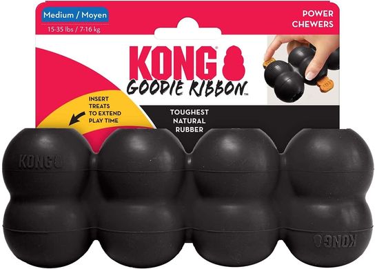 Жувальна іграшка для собак KONG Extreme Goodie Ribbon Dog Toy, Large