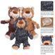 Мягкая игрушка для собак Chew Squeak Plush Bear с пищалкой, Коричневый