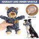 Мягкая игрушка для собак Chew Squeak Plush Bear с пищалкой, Коричневый