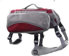 Сумка-седло для собак Voyager Pet Dog Bagpack, Красный, Medium