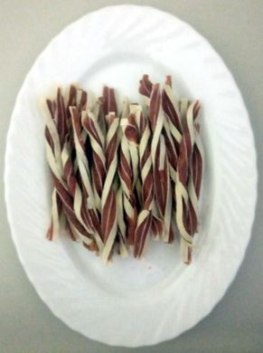 Спирали из курицы и трески, курица, треска, 100 г