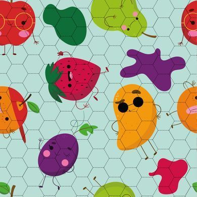 Багаторазова пелюшка Pelushka Fruits, 40х50 см