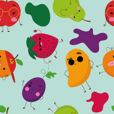 Багаторазова пелюшка Pelushka Fruits, 40х50 см