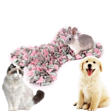 Коврик для нюханья для собак Derby Bone Shape Pet Snuffle Mat, Pink