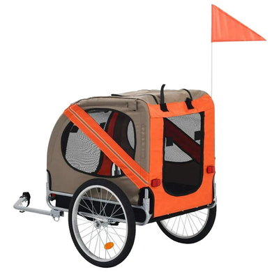 Велосипедный прицеп для собак Bestopet (Люпосанчик) BS-RL-15 Orange