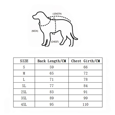 Флісовий комбінезон з високим коміром Wan talk Warm Fleece Dog Overalls, Red, 59 см, 66 см, S