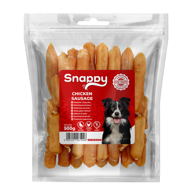 Ласощі для собак SNAPPY DOG SNACKS SAUSAGES Сосиски з курки, 500 г