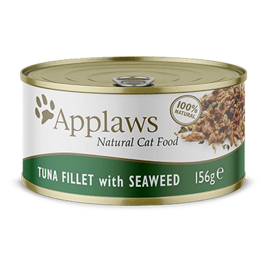 Консервы для котов Applaws Tuna Fillet with Seaweed in Broth с тунцом, 156 г