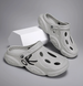 Мужские сабо Light Grey & black OK, 43, 26,5 см