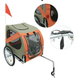 Велосипедный прицеп для собак Bestopet (Люпосанчик) BS-RL-15 Orange