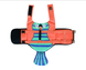 Рятувальний жилет для собак Derby Fish Design Orange, 20 см, 30-42 см, 25-35 см, XS