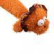 Іграшка для Собак Gigwi Plush Friendz Левеня з канатним хвостом і пищалкою 30 см, Medium