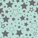 Багаторазова пелюшка Pelushka Mint Stars, 40х50 см