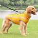 Світловідбиваюча зимова товста куртка для собак Yellow, 40 см, 52 см, 45 см, XL