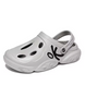 Мужские сабо Light Grey & black OK, 43, 26,5 см