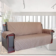 Высококачественный водонепроницаемый чехол на диван Modern Sofa Cover Tan, Бежевый, 163х186 см