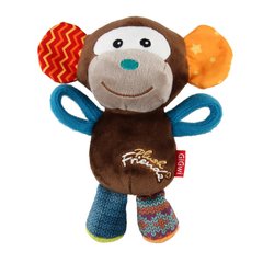 Іграшка для Собак Gigwi Plush Friendz Мавпочка з пищалкою 16х8х8 см