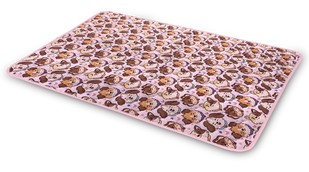Многоразовая пеленка для детей Pelushka Woof Heart, 50х70 см