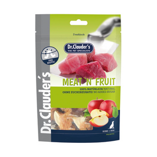 Лакомство для собак Dr.Clauder's Meat'n'Fruit Apple & Chicken Snack с яблоком и курицей, 80 г