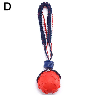 Інтерактивна іграшка для дресирування собак Derby Tug Ball Toy, Червоний