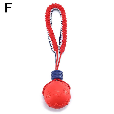 Інтерактивна іграшка для дресирування собак Derby Tug Ball Toy, Червоний