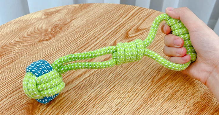Жевательная игрушка-канат для собак Derby Braided Dog Rope Toy