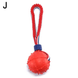 Інтерактивна іграшка для дресирування собак Derby Tug Ball Toy, Червоний