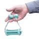 Игрушка для закладки лакомства с веревкой Derby Rubber Dog Chew Toy Stick, Голубой, Small