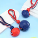Інтерактивна іграшка для дресирування собак Derby Tug Ball Toy, Червоний