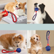 Інтерактивна іграшка для дресирування собак Derby Tug Ball Toy, Червоний