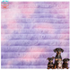 Теплий плед для домашніх тварин Pelushka ColorDream Pet Blanket, Фіолетовий, 35х50 см