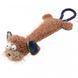 Іграшка для Собак Gigwi Plush Friendz Мавпочка з Канатним хвостом і Пищалкою 30 см, Medium