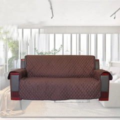 Високоякісний водонепроникний чохол на диван Modern Sofa Cover Chocolate, Коричневий, 162х187 см