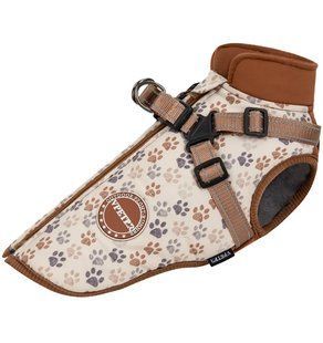 Зимняя куртка для собак V.PET.B.R. Luxury Dog Jacket C519 Brown Paw, 38,5 см, 59 см, 37 см, 2XL