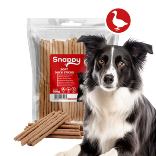 Лакомства для собак SNAPPY DOG SNACKS PAWSTICKS Мягкие палочки из утки, 500 г
