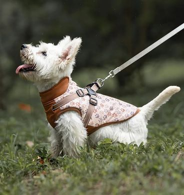 Зимова куртка для собак V.PET.B.R. Luxury Dog Jacket C519 Brown Paw, 38,5 см, 59 см, 37 см, 2XL