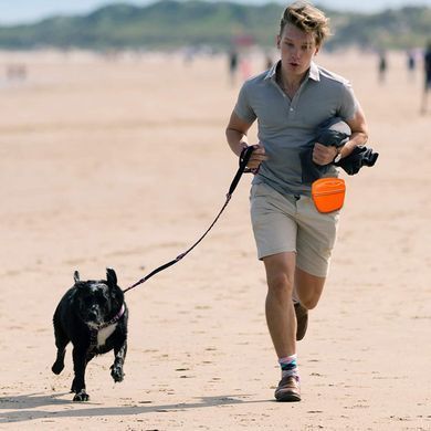 Силіконова сумка для ласощів ANTUREBAY Update Silicone Dog Treat Pouch, Помаранчевий