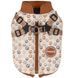 Зимова куртка для собак V.PET.B.R. Luxury Dog Jacket C519 Brown Paw, 38,5 см, 59 см, 37 см, 2XL