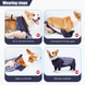 Комбінезон/попона для собак DoubleWin Recovery Suit Plaid Blue, 38 см, 60 мм, XS