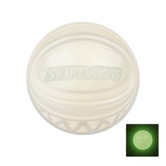 Светонакопительный мяч для собак Skipdawg Glow Ball, Medium